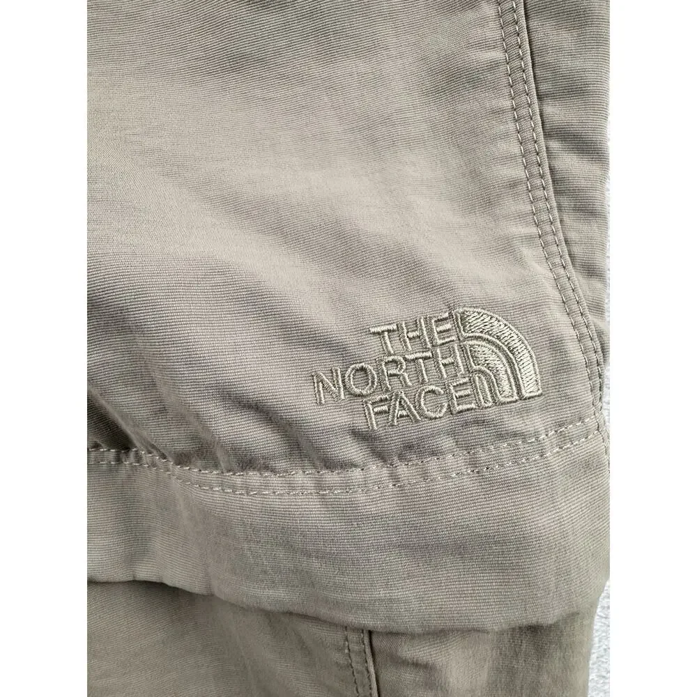 The North Face Mens XXL Beige Paramount Convertible Zip Off Hiking Cargo Pants